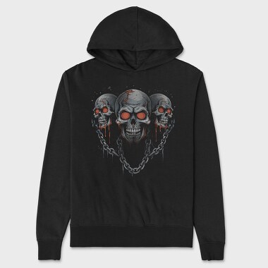 Skulls, Hanorac Oversize Barbati (Unisex)