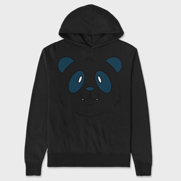 Panda Face, Hanorac Oversize Barbati (Unisex)