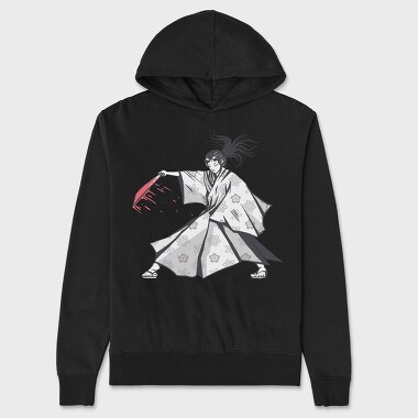 Samurai Woman Finisher, Hanorac Oversize Barbati (Unisex)