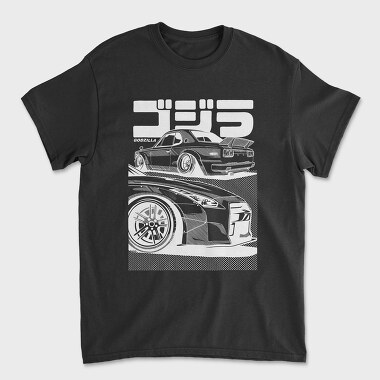 Car Godzilla, Tricou Barbati (Unisex)