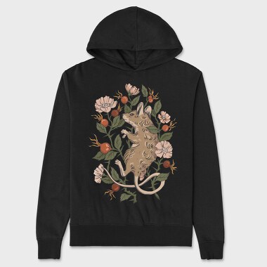 Mouse Rosehip, Hanorac Oversize Barbati (Unisex)