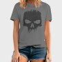 Angry Skull Black, Tricou Barbati (Unisex)