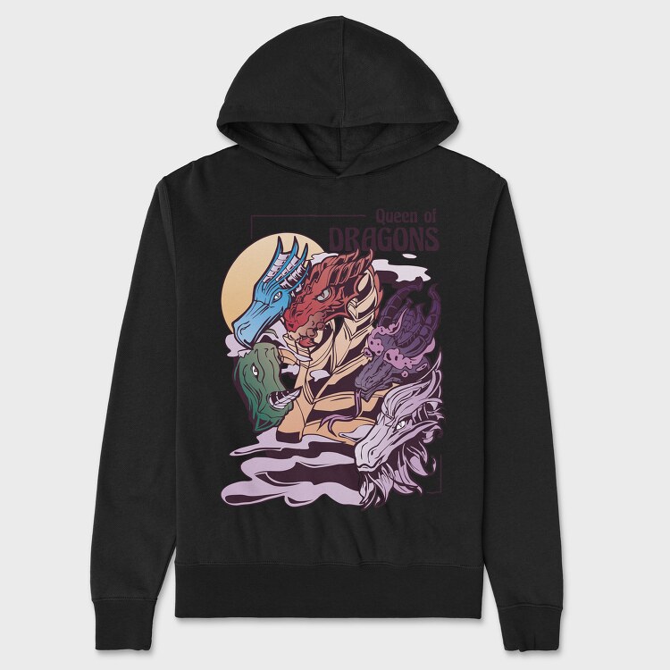 Queen of Dragons, Hanorac Oversize Barbati (Unisex)