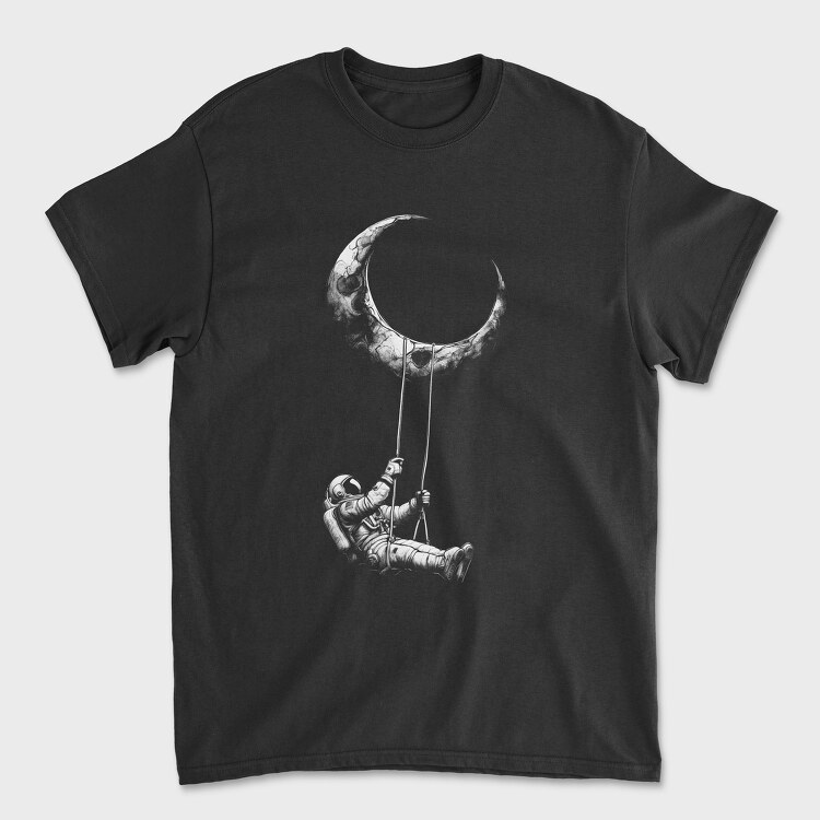 Astronaut Swinging, Tricou Barbati (Unisex)
