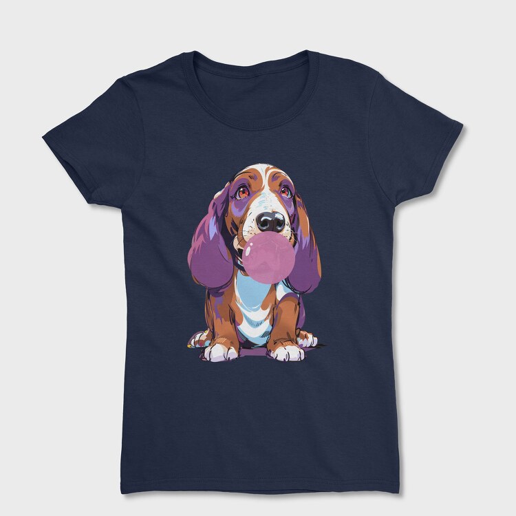 Bassethoundbubblegum, Tricou Femei