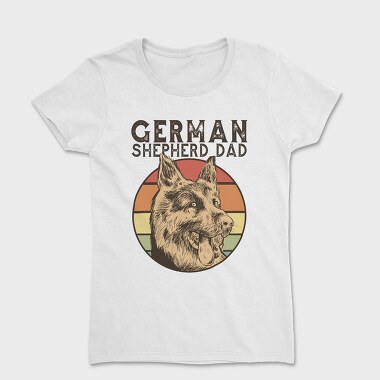 German Shepherd Dad, Tricou Femei