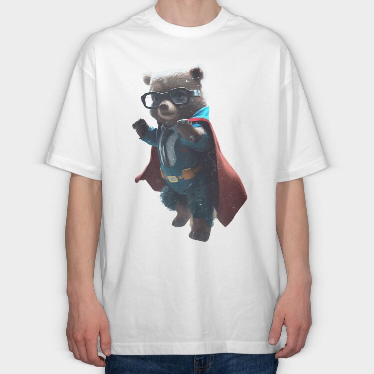 Teddy Suit Cape, Tricou Oversize Barbati (Unisex)