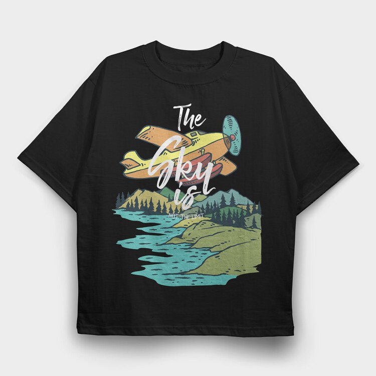 Alaska, Tricou Oversize Barbati (Unisex)