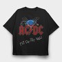 ACDC, Tricou Oversize Barbati (Unisex)