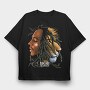 Bob Marley 5, Tricou Oversize Barbati (Unisex)
