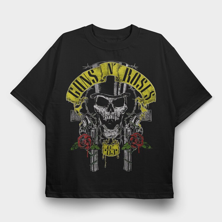 Guns N Roses 7, Tricou Oversize Barbati (Unisex)