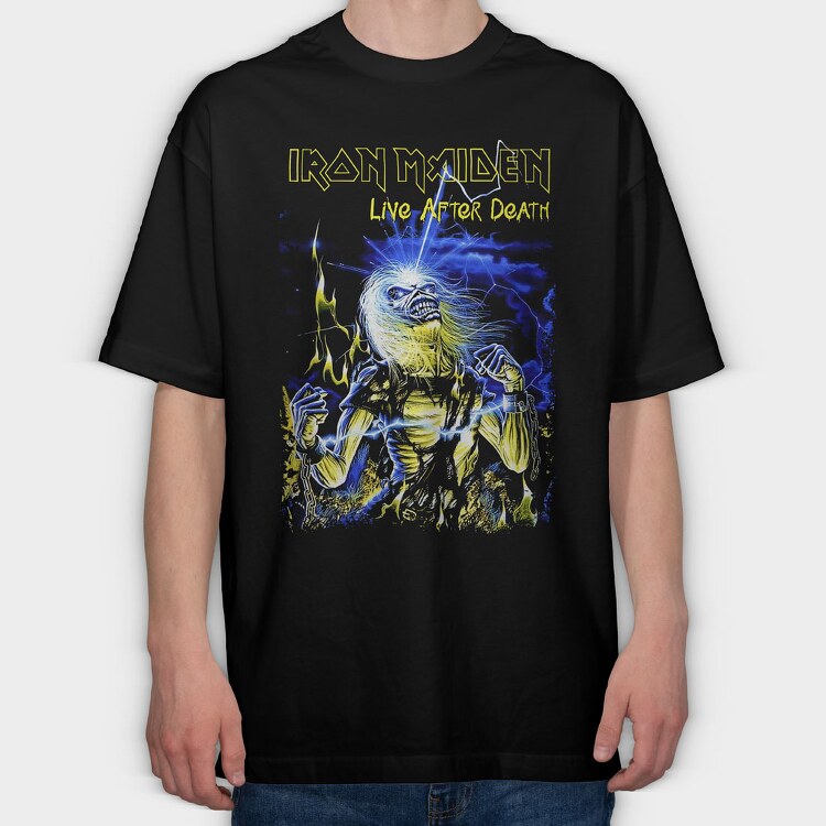 Iron Maiden 4, Tricou Oversize Barbati (Unisex)