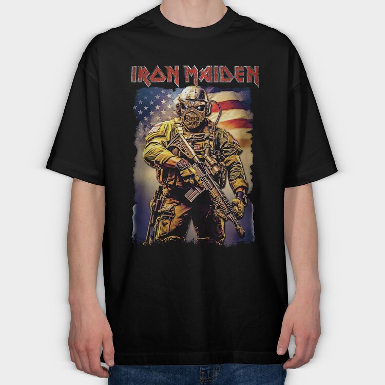 Iron Maiden 6, Tricou Oversize Barbati (Unisex)