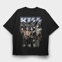 Kiss 2, Tricou Oversize Barbati (Unisex)
