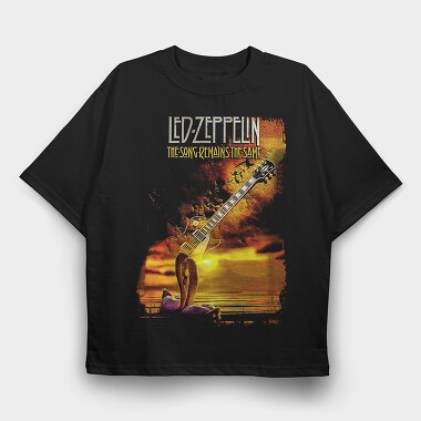 Led Zeppelin 2, Tricou Oversize Barbati (Unisex)