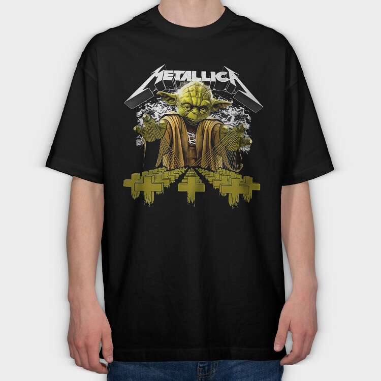 Metallica 3, Tricou Oversize Barbati (Unisex)