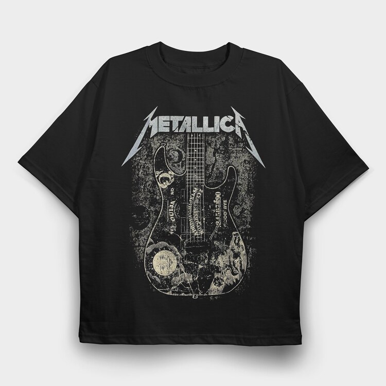 Metallica 4, Tricou Oversize Barbati (Unisex)