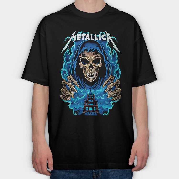 Metallica 7, Tricou Oversize Barbati (Unisex)