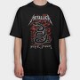 Metallica 8, Tricou Oversize Barbati (Unisex)