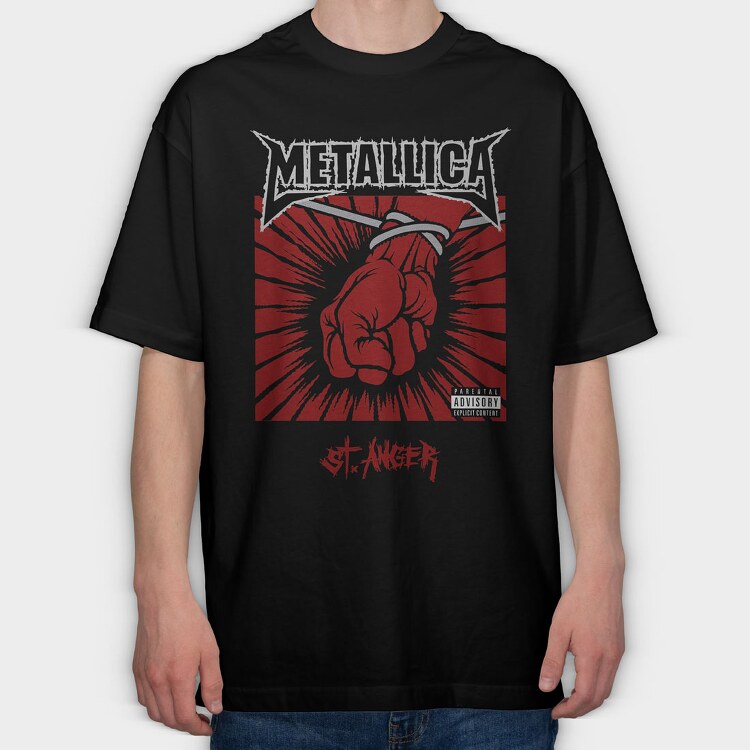 Metallica 9, Tricou Oversize Barbati (Unisex)