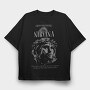 Nirvana, Tricou Oversize Barbati (Unisex)