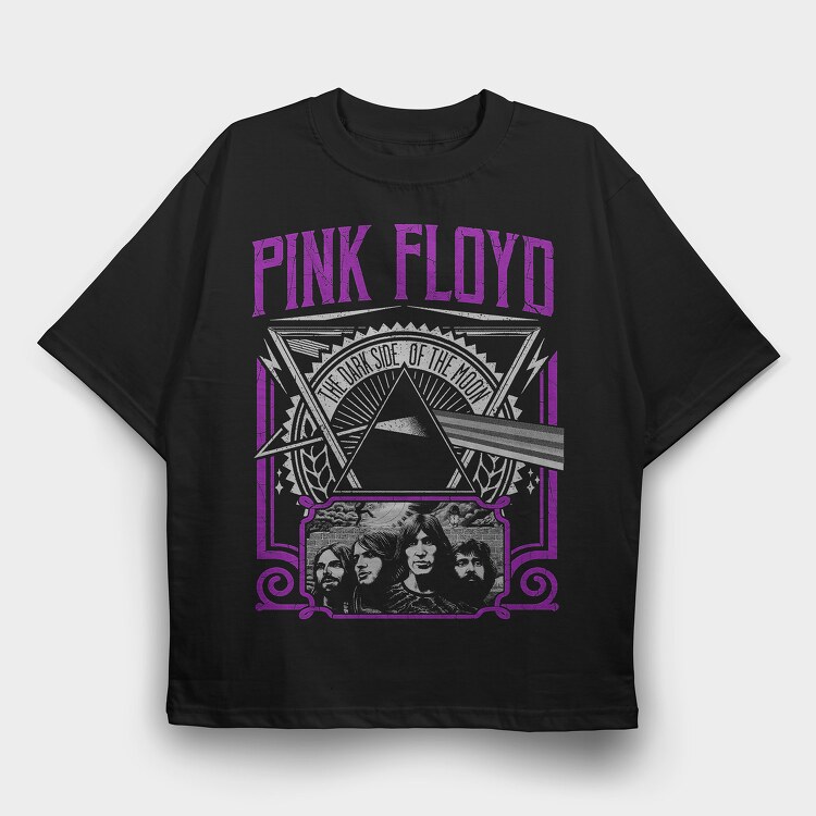 Pink Floyd 2, Tricou Oversize Barbati (Unisex)