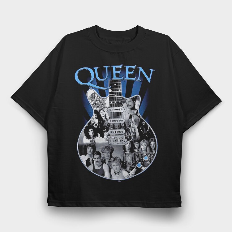 Queen 2, Tricou Oversize Barbati (Unisex)