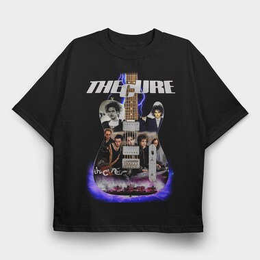 The Cure, Tricou Oversize Barbati (Unisex)