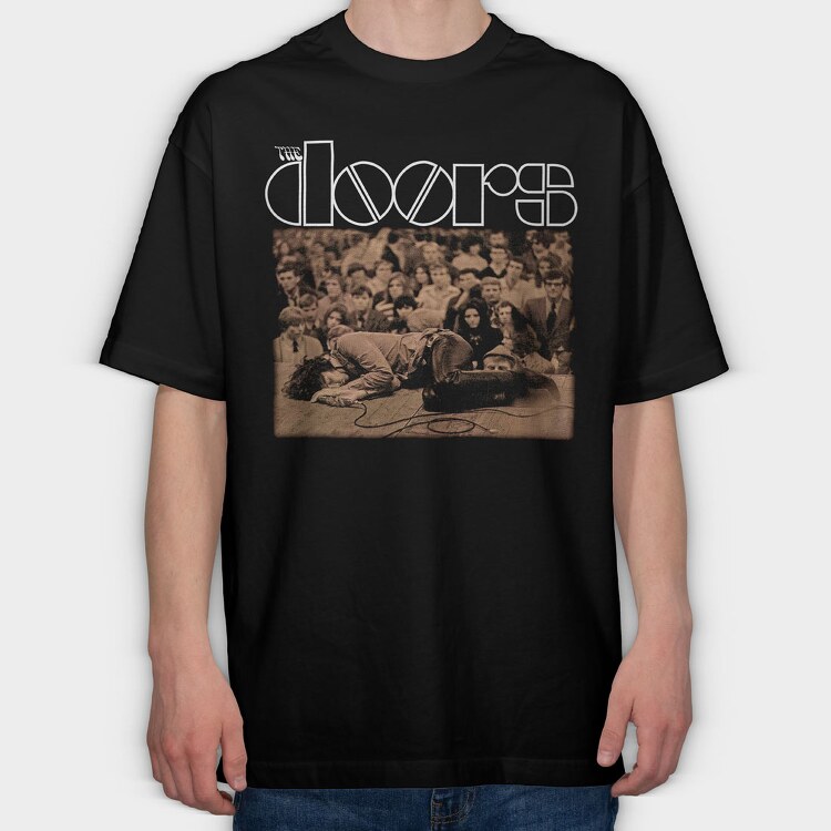 The Doors, Tricou Oversize Barbati (Unisex)