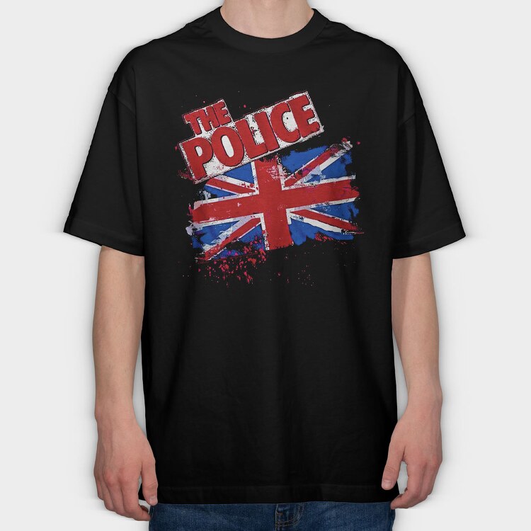 The Police, Tricou Oversize Barbati (Unisex)