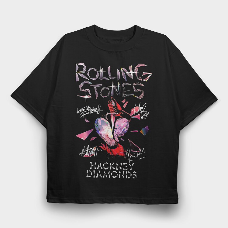 The Rolling Stones 4, Tricou Oversize Barbati (Unisex)