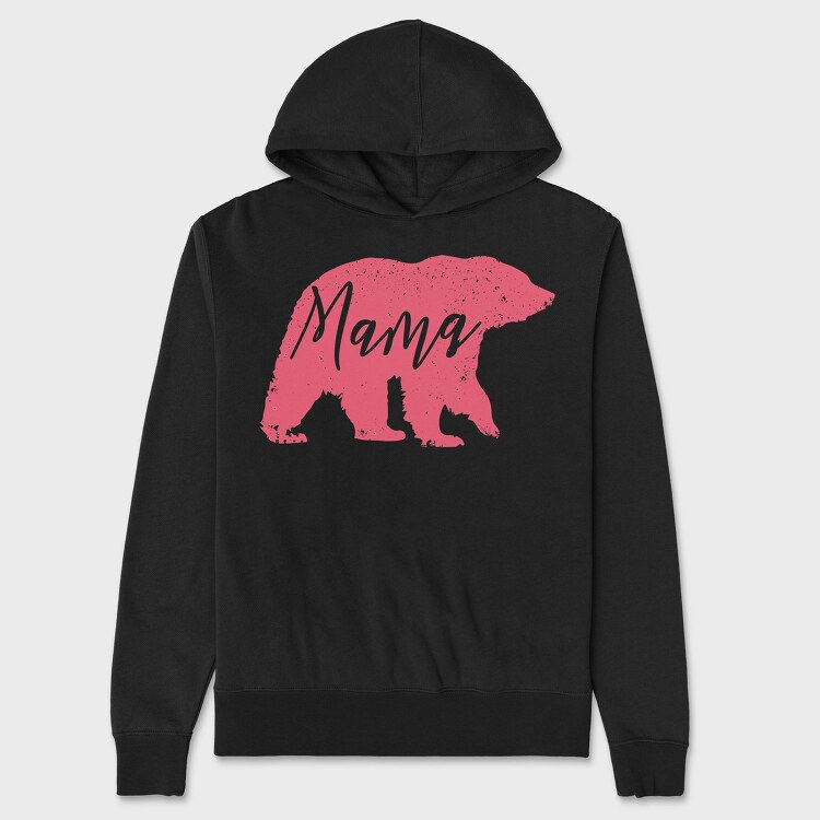 Bear Mama, Hanorac Oversize Barbati (Unisex)