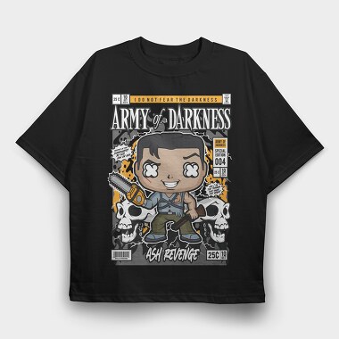 Army of Darkness Ash, Tricou Oversize Barbati (Unisex)