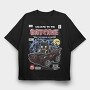 Bat Mobile, Tricou Oversize Barbati (Unisex)