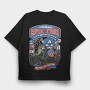 Captain America Motorcycle, Tricou Oversize Barbati (Unisex)