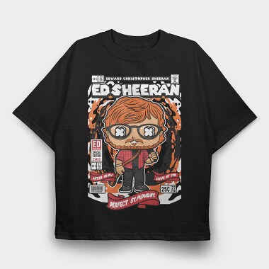 Ed Sheeran, Tricou Oversize Barbati (Unisex)