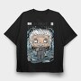 Einstein, Tricou Oversize Barbati (Unisex)