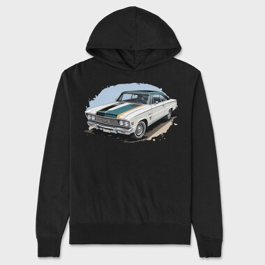 Muscle Car, Hanorac Oversize Barbati (Unisex)