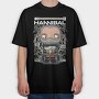 Hannibal Lector Silence Of The Lambs, Tricou Oversize Barbati (Unisex)