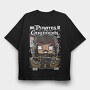 Jack Sparrow Pirates Of The Caribbean, Tricou Oversize Barbati (Unisex)