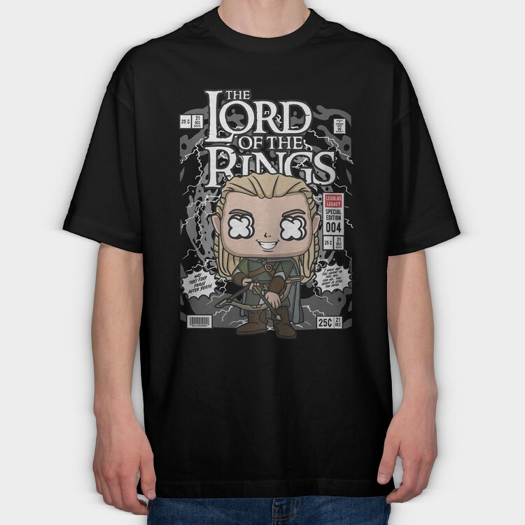 Legolas Lord Of The Rings, Tricou Oversize Barbati (Unisex)