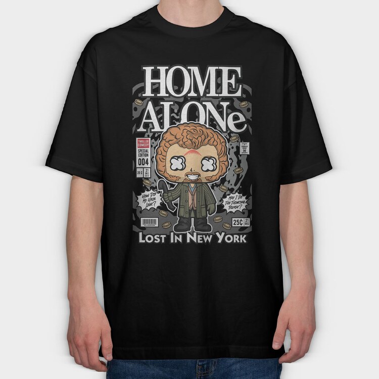 Marv Home Alone, Tricou Oversize Barbati (Unisex)