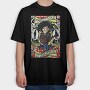 Robert Smith The Cure, Tricou Oversize Barbati (Unisex)
