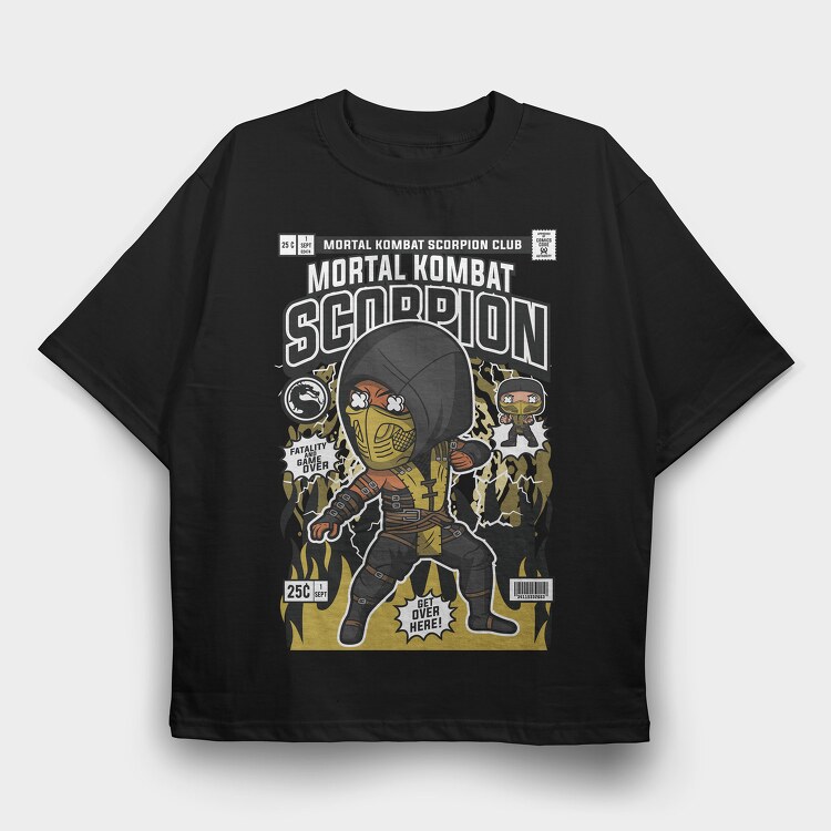 Scorpion, Tricou Oversize Barbati (Unisex)