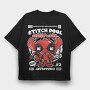 Stitch Pool, Tricou Oversize Barbati (Unisex)