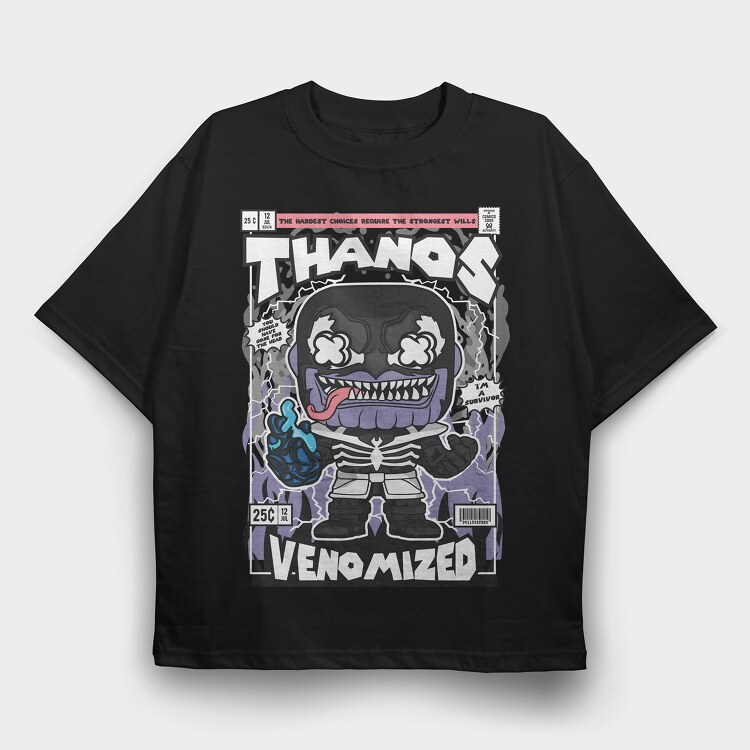 Thanos Venomized, Tricou Oversize Barbati (Unisex)