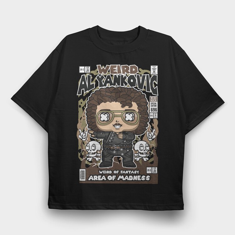 Weird Al Yankovic, Tricou Oversize Barbati (Unisex)