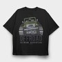 Offroad Extreme Adventure Jeep, Tricou Oversize Barbati (Unisex)