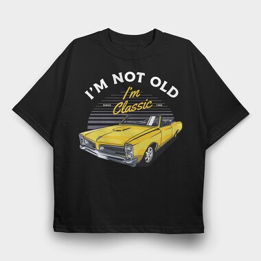 1967 Pontiac GTO Convertible, Tricou Oversize Barbati (Unisex)