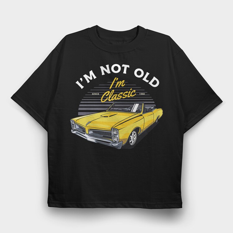 1967 Pontiac GTO Convertible, Tricou Oversize Barbati (Unisex)